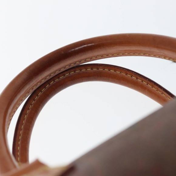 ETRO Paisley Boston Bag PVC Leather Brown Auth yk13070 - Picture 8 of 16